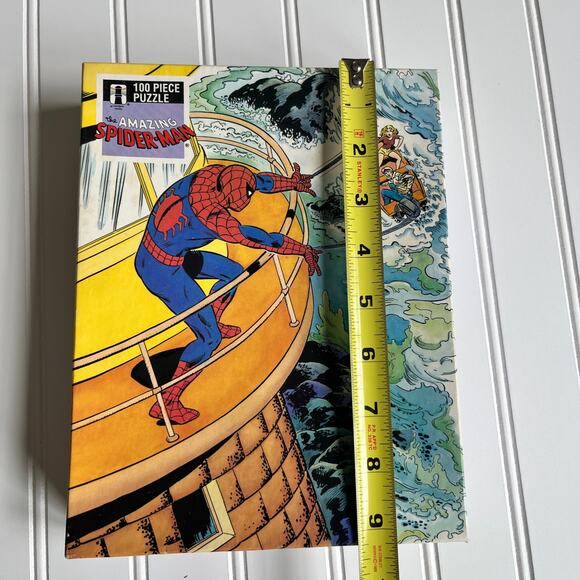 Vintage Marvel Spider-Man 100 piece jigsaw Puzzle Rainbow Works 1980's - Picture 6 of 6